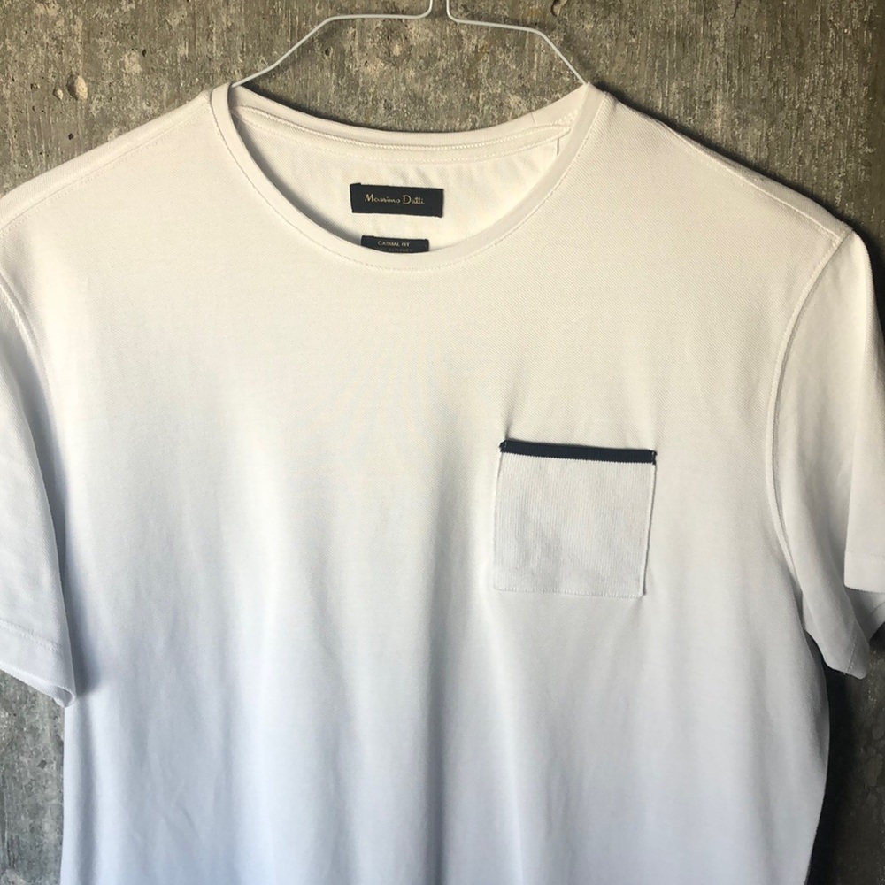 Men’s Massimo Dutti white shirt size M Excellent condition